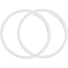Pack of 2 Silicone Sealing Rings Compatible with Instant Pot 5 & 6 Quart - Fits IP-DUO60, IP-LUX60, IP-DUO50, IP-LUX50, Smart-60, IP-CSG60 and IP-CSG50