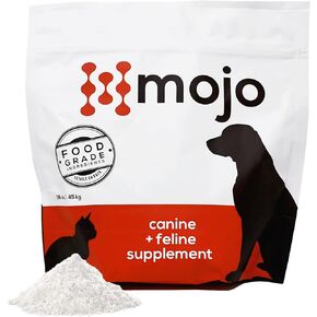 Mojo Joint Supplement for Dogs and Cats, Feline + Canine Food Grade Hip & Joint Supplement with Glucosamine and Chondroitin, Dog & Cat Mobility Supplement (Large, 16 oz)