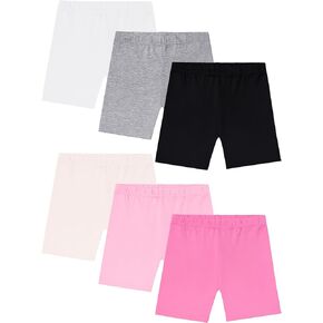 6 Pack Dance Shorts Girls Bike Short Under Dress Breathable and Safety