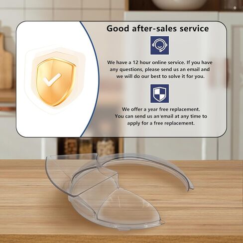 KSMBLPS صب درع لمساعد المطبخ 5.5 كوارت، درع صب لمساعد المطبخ 6 كوارت و5، 7، 8 كوارت وعاء من الفولاذ المقاوم للصدأ، ملحقات خلاط حامل وعاء رفع المطبخ، واقي من الرذاذ ضمان لمدة ثلاث سنوات in Kuwait