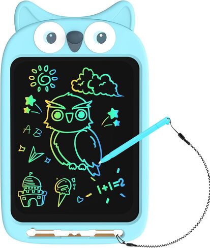 10 Inch LCD Writing Tablet for Kids Toddler Toys, Electronic Doodle Board Drawing Pad, Lion Owl Fox Rabbit Design, Christmas Birthday Gift for Boys Girls 3 4 5 6 8 Years (Fox) in Saudi Arabia