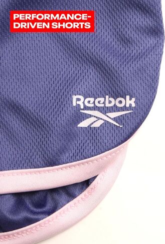 Reebok Girls' Active Shorts Set - 2 Piece Short Sleeve T-Shirt and Mesh Dolphin Gym Shorts - Athleisure Set for Girls (7-12) in Saudi Arabia