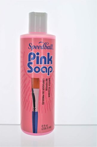 Speedball Pink Soap Brush Cleaner 8 fl oz in Saudi Arabia