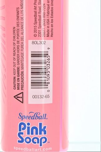 Speedball Pink Soap Brush Cleaner 8 fl oz in Saudi Arabia