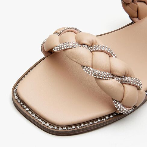 Women's Braided Double Band Slip-On Sandal in Saudi Arabia