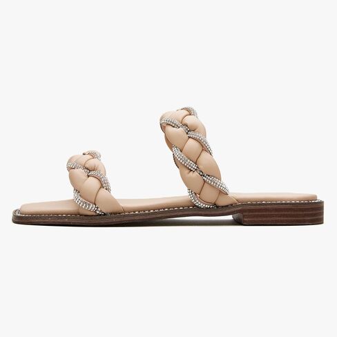 Women's Braided Double Band Slip-On Sandal in Saudi Arabia