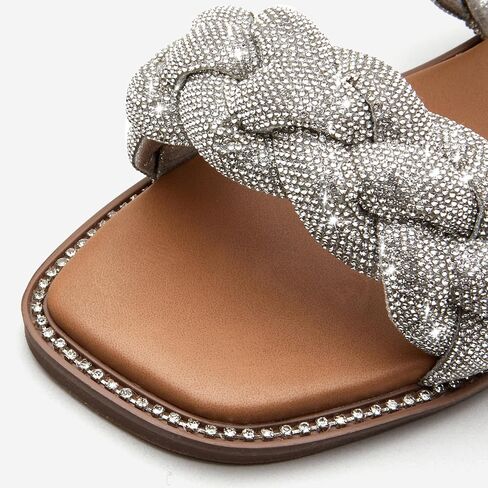 Women's Braided Double Band Slip-On Sandal in Saudi Arabia