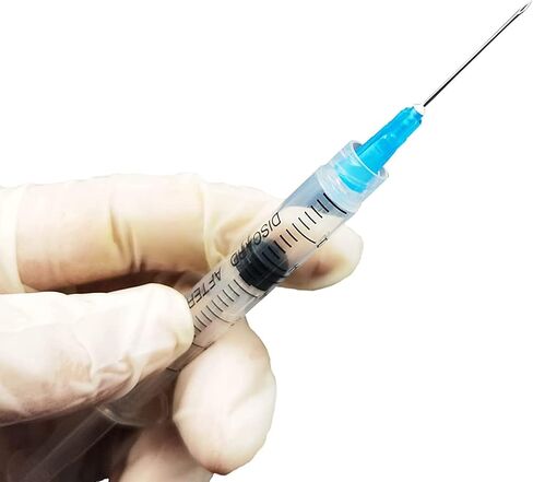 50Pack-3ml/cc مستهلكات المختبر مع أداة Luer Lock 23G1inch ملفوفة بشكل فردي in Kuwait