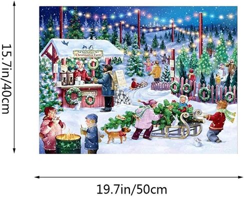 طلاء يدوي بالأرقام للبالغين والأطفال، طلاء شجرة عيد الميلاد بالأرقام، طلاء يدوي لمشاهد عيد الميلاد، طلاء أكريليك بالأرقام، طقم طلاء جدار المنزل، غرفة المعيشة، غرفة النوم، شجرة عيد الميلاد in Kuwait