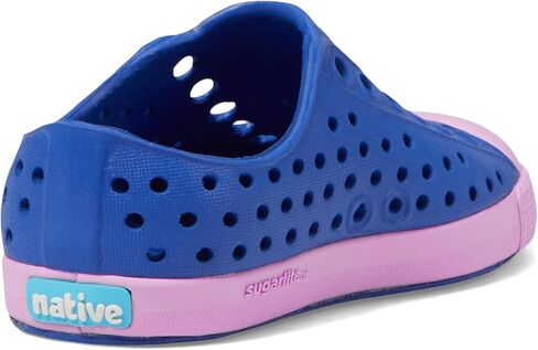 Native Shoes Kids Jefferson (Toddler/Little Kid) - EVA Upper and Lining - Perforations for Temperature Control Adventure Blue/Chillberry Pink 9 Toddler M in Saudi Arabia