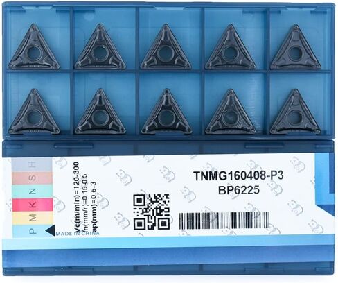 CNC Carbide Inserts TNMG331 / TNMG160404-MD for Metal Cutting Steel, Semi-Finishing chipbreaker for Turning Cutter, 10 PCS. in Kuwait