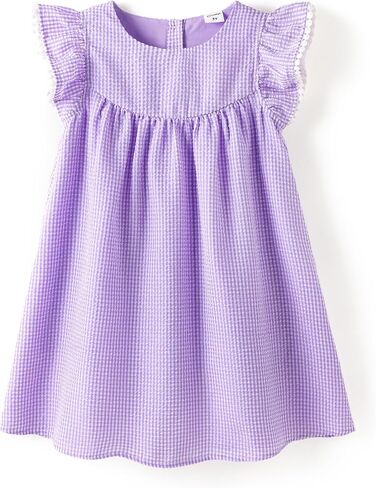 PATPAT Toddler Baby Girls Dress Ruffle Sleveless Casual Summer Sundress in Saudi Arabia