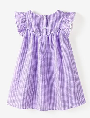PATPAT Toddler Baby Girls Dress Ruffle Sleveless Casual Summer Sundress in Saudi Arabia