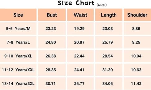 Yoklass Girls Summer Stretchy Dress A line Twirly Skater Dresses with Pockets 5-14 Years in Saudi Arabia