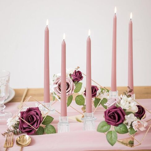 حاملات شمعدان زجاجية مستدقة، حاملات شموع Tealight لقطع الطاولة المركزية، وديكور الزفاف وحفلات العشاء in Saudi Arabia