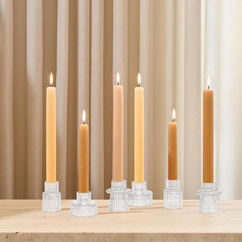حاملات شمعدان زجاجية مستدقة، حاملات شموع Tealight لقطع الطاولة المركزية، وديكور الزفاف وحفلات العشاء in Saudi Arabia