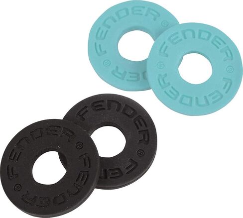 Fender Strap Blocks, 4 Pack, Black and Surf Green in Saudi Arabia