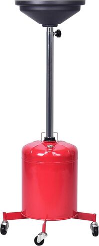 Aain AO5 5 Gallon Portable Oil Lift Drain, Steel Oil Drain, Adjustable Height Waster Oil drain for Changing car and Truck Motor Oil, Red in Saudi Arabia