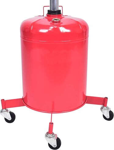 Aain AO5 5 Gallon Portable Oil Lift Drain, Steel Oil Drain, Adjustable Height Waster Oil drain for Changing car and Truck Motor Oil, Red in Saudi Arabia