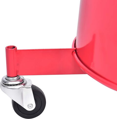Aain AO5 5 Gallon Portable Oil Lift Drain, Steel Oil Drain, Adjustable Height Waster Oil drain for Changing car and Truck Motor Oil, Red in Saudi Arabia