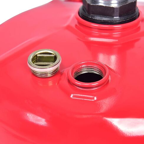 Aain AO5 5 Gallon Portable Oil Lift Drain, Steel Oil Drain, Adjustable Height Waster Oil drain for Changing car and Truck Motor Oil, Red in Saudi Arabia
