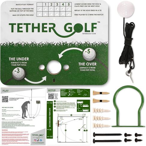 Indoor & Outdoor Golf Game - Unique Golf Game for The Whole Family to Enjoy - Use Your Favorite Putter or Toss by Hand to Score and Have Fun - Golf Games for Adults Outdoor & Indoor in Saudi Arabia