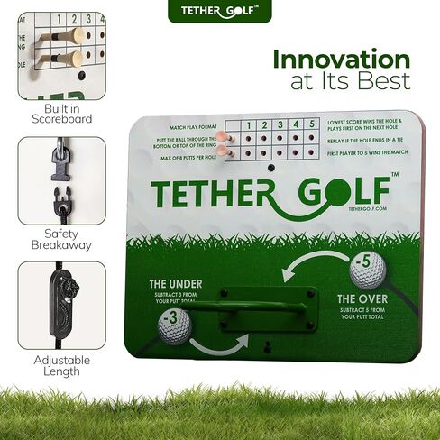 Indoor & Outdoor Golf Game - Unique Golf Game for The Whole Family to Enjoy - Use Your Favorite Putter or Toss by Hand to Score and Have Fun - Golf Games for Adults Outdoor & Indoor in Saudi Arabia