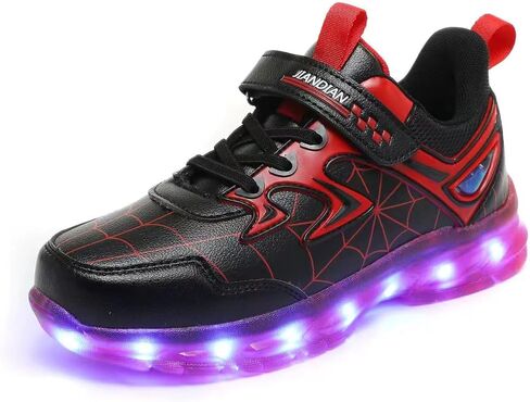 Kids Light Up Shoes for Boys Girls Toddler Sneakers USB Rechargeable Best Gift for Birthday Halloween Christmas in Saudi Arabia
