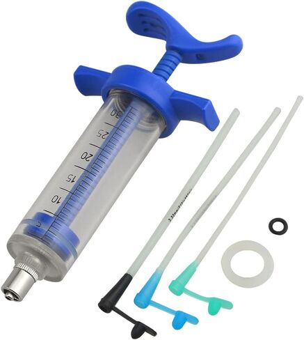 LILYS PET Reuseable Young Birds Feeding Syringe,Plastic and Perspex Material,Feeding Milk for Young Birds or Feeding Medicine for Sick Birds (10ml and 2+2.5+3mm Hose) in Saudi Arabia