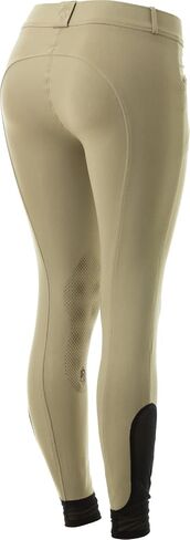 Equinavia Astrid Womens Silicone Knee Patch Breeches | Mid Rise Riding Pants with Phone Pockets in Kuwait