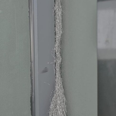 #000 Steel Wool Roll 2 Pack Steel Wool Fill Fabric Roll 10 Ft Coarse Wire Wool Hardware Hole Filler Gap Blocker to Clog up Holes Wall Cracks Siding Pipeline Vents in Garden, House, Garage in Saudi Arabia