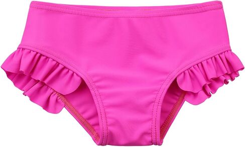XFGIRLS Girls 2-Piece Swimsuit Long Sleeve Rash Guard Set Toddler 6M-8Y | UPF 50+ blocks 98% UV, Quick-dry, Easy on/off, Bright colors stand out, Machine wash, Breathable, Beach, swim, water park in Saudi Arabia