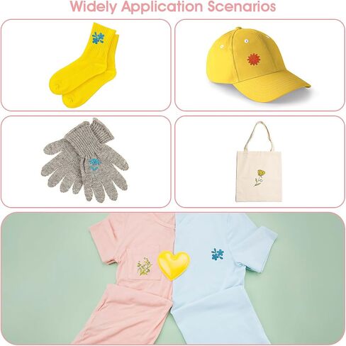 72pcs Water Soluble Embroidery Patterns, Stick and Stitch Embroidery Paper, with Flower and Plant Patterns Water Soluble Stabilizer for Embroidery, Gift for Hand Sewing Lover in Saudi Arabia