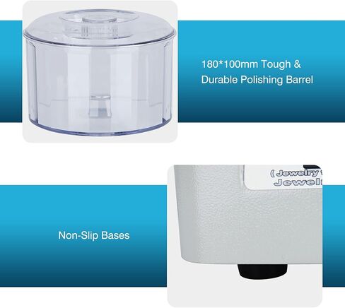 ملمع مجوهرات بهلوان مغناطيسي من IRONWALLS، سعة تنظيف 2000 دورة في الدقيقة 600 جرام، لمسة نهائية تلميع مغناطيسية مع أسطوانة تلميع 7.1 بوصة/180 مم ودبابيس تلميع 180 جرام للمجوهرات، والأجزاء المعدنية، والبلاستيك الصلب in Kuwait