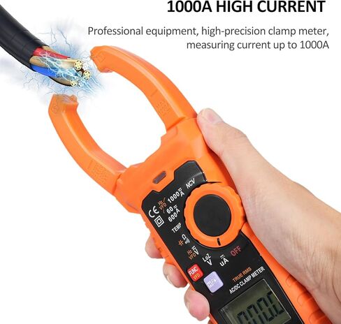 جهاز قياس المشبك الرقمي True RMS 6000 عدد جهاز اختبار كهربائي رقمي قياسات تلقائية للتيار المتردد/تيار مستمر الجهد الكهربي تيار متردد/تيار مستمر المقاومة الحالية السعة درجة الحرارة استمرارية دورة العمل in Kuwait