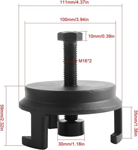 25264 سحّاب موازن متناسق متوافق مع GM Jeep Chrysler Dodge، LS Crank Pulley Puller، إزالة موازن LS بدون ثقوب استغلالها، لا حاجة لإزالة المبرد in Kuwait