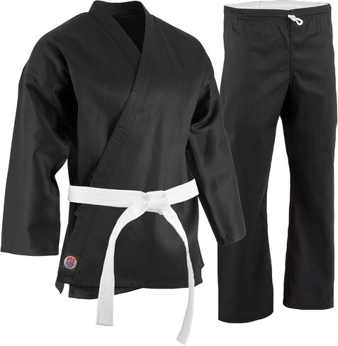 ProForce 6oz Student Karate Gi / Uniform - Black - Size 000 in Saudi Arabia