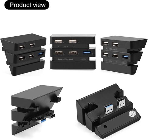 محور USB ABS، محور USB احترافي متعدد المنافذ، مع مؤشرات LED لوحدة تحكم Ps4 Pro سهلة التركيب Ps4 Pro الافتراضي in Saudi Arabia