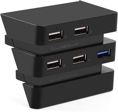 محور USB ABS، محور USB احترافي متعدد المنافذ، مع مؤشرات LED لوحدة تحكم Ps4 Pro سهلة التركيب Ps4 Pro الافتراضي in Saudi Arabia