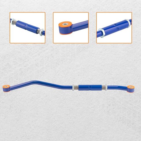 شريط مسار قابل للتعديل لسيارة دودج رام 2500 3500 2WD 4WD 2003-2013 مع رفع 2-6 بوصة، جلبة بولي مطورة - أزرق in Kuwait