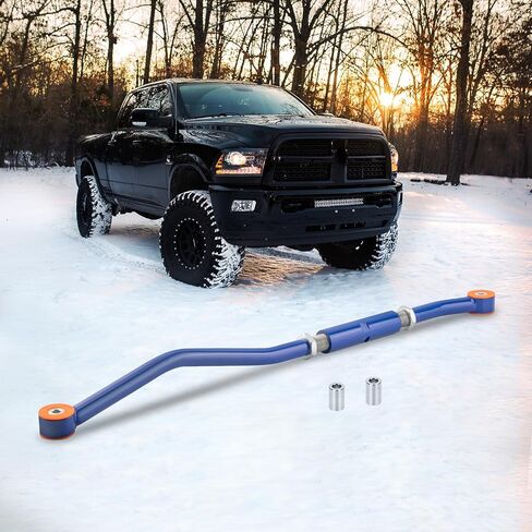 شريط مسار قابل للتعديل لسيارة دودج رام 2500 3500 2WD 4WD 2003-2013 مع رفع 2-6 بوصة، جلبة بولي مطورة - أزرق in Kuwait