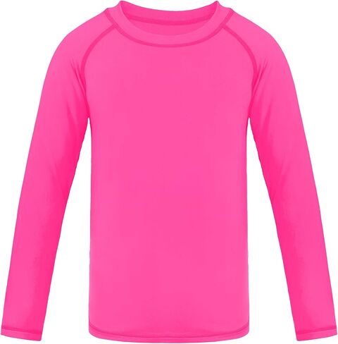قميص سباحة Auranso Boys Rash Guard بعامل حماية من أشعة الشمس 50+، قميص طويل الأكمام للحماية من الشمس سريع الجفاف in Kuwait