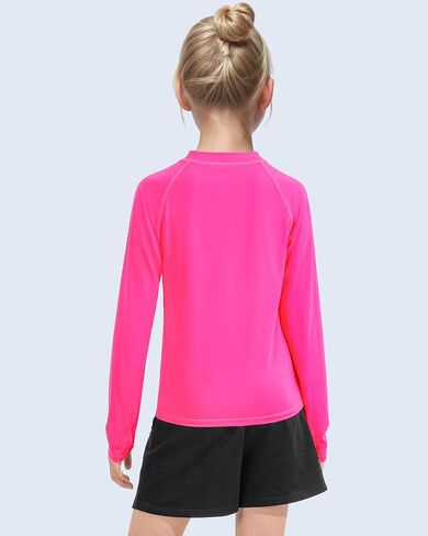 قميص سباحة Auranso Boys Rash Guard بعامل حماية من أشعة الشمس 50+، قميص طويل الأكمام للحماية من الشمس سريع الجفاف in Kuwait