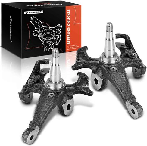A-Premium 2 x Front Disc Brake Spindles Steering Knuckle Compatible with Chevrolet Malibu, El Camino, Monte Carlo, S10, S10 Blazer & GMC S15, S15 Jimmy & Buick Century, Regal & Pontiac Bonneville in Saudi Arabia