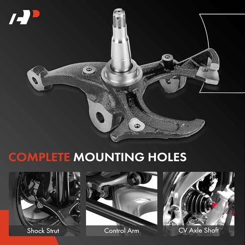 A-Premium 2 x Front Disc Brake Spindles Steering Knuckle Compatible with Chevrolet Malibu, El Camino, Monte Carlo, S10, S10 Blazer & GMC S15, S15 Jimmy & Buick Century, Regal & Pontiac Bonneville in Saudi Arabia
