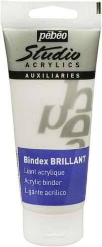 Pebeo Studio Acrylics Auxiliaries, Gloss Bindex, 100 ml Tube, 3.4 Fl Oz (Pack of 1) in Saudi Arabia