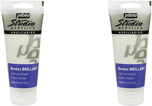 Pebeo Studio Acrylics Auxiliaries, Gloss Bindex, 100 ml Tube, 3.4 Fl Oz (Pack of 1) in Saudi Arabia