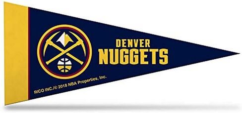 ريكو اندستريز NBA Denver Nuggets ديكور كلاسيكي صغير مقاس 10.16 سم × 22.86 سم in Saudi Arabia