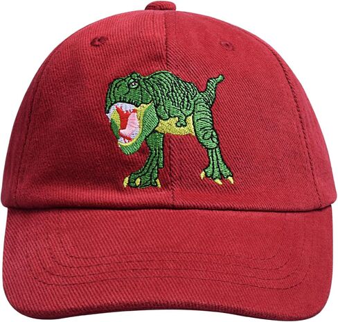 Kids Embroidered Baseball Caps Adjustable Boys Girls Dinosaur Trucker Cap Toddler Beach Sun Hats in Saudi Arabia