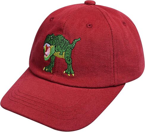 Kids Embroidered Baseball Caps Adjustable Boys Girls Dinosaur Trucker Cap Toddler Beach Sun Hats in Saudi Arabia